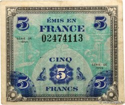 5 Francs DRAPEAU FRANCE  1944 VF.17.01