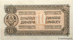 10 Dinara YUGOSLAVIA  1944 P.050a XF