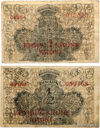 1/2 Dinar Lot YOUGOSLAVIE  1919 P.011 B+