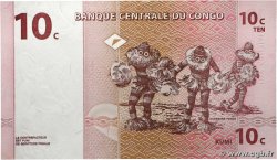 10 Centimes RÉPUBLIQUE DÉMOCRATIQUE DU CONGO  1997 P.082a pr.NEUF