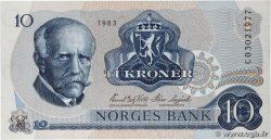 10 Kroner NORVÈGE  1983 P.36c pr.NEUF