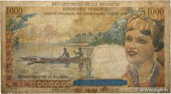 20 NF sur 1000 Francs Union Française ÎLE DE LA RÉUNION  1971 P.55b B