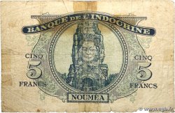 5 Francs NOUVELLES HÉBRIDES  1945 P.05 pr.B