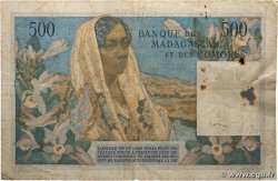 500 Francs MADAGASCAR  1951 P.047a B