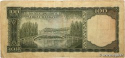 100 Lira TURKEY  1964 P.177a VG