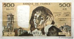 500 Francs PASCAL FRANCE  1977 F.71.17
