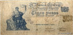 5 Pesos ARGENTINE  1951 P.264d