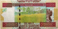 10000 Francs GUINEA  2012 P.46 VF