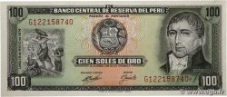 100 Soles de Oro PÉROU  1974 P.102c