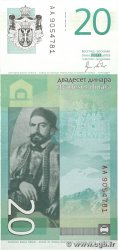 20 Dinara SERBIA  2011 P.55a UNC