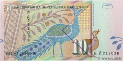10 Denari NORTH MACEDONIA 2008 P.14h UNC