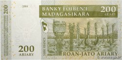 1000 Francs - 200 Ariary MADAGASCAR  2004 P.087b pr.NEUF