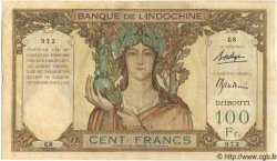 100 Francs DJIBOUTI  1931 P.08 TTB+