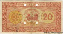 20 Francs Palestine Annulé DJIBOUTI  1945 P.15 TTB+