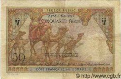 50 Francs DJIBOUTI  1952 P.25 TB+