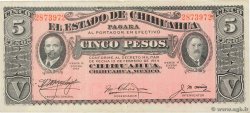 5 Pesos MEXICO  1915 PS.0532c
