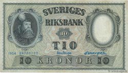 10 Kronor SUÈDE  1954 P.43b