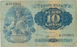 10 Krooni ESTLAND  1937 P.67a