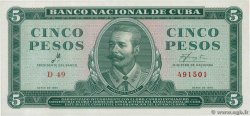 5 Pesos CUBA  1961 P.095a