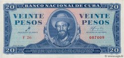 20 Pesos CUBA  1961 P.097a