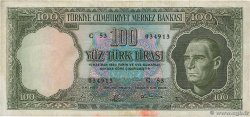 100 Lira TURKEY  1964 P.177a VF-