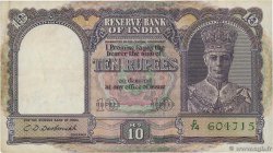 10 Rupees INDIA  1943 P.024