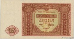 10 Zlotych POLONIA  1946 P.126 FDC