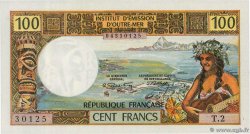 100 Francs TAHITI  1973 P.24b