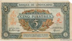 5 Piastres vert / marron INDOCINA FRANCESE  1942 P.061