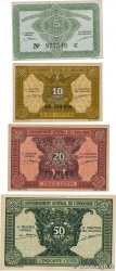 5 au 50 Cents Lot FRENCH INDOCHINA  1942 P.088 et P.091 AU+
