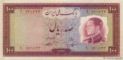 100 Rials IRAN  1954 P.067 VF