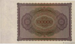 100000 Mark ALLEMAGNE 1923 P.083 pr.NEUF