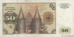50 Deutsche Mark ALLEMAGNE FÉDÉRALE 1980 P.33d TB