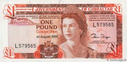 1 Pound GIBRALTAR 1988 P.20e