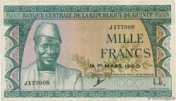 1000 Francs GUINEA  1960 P.15a BB