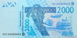 2000 Francs ÉTATS DE L