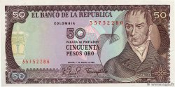 50 Pesos Oro COLOMBIE  1980 P.422a