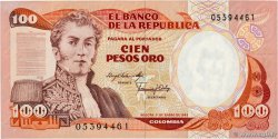 100 Pesos Oro COLOMBIE  1983 P.426a