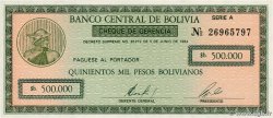 500000 Pesos Bolivianos BOLIVIE  1984 P.189