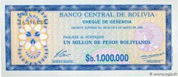 1000000 Pesos Bolivianos BOLIVIE  1985 P.192Ca