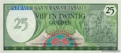 25 Gulden SURINAM  1985 P.127b