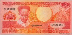 10 Gulden SURINAM  1988 P.131b