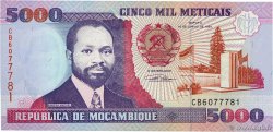 5000 Meticais MOZAMBIQUE  1991 P.136