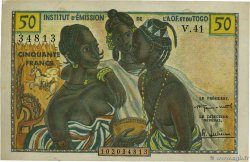 50 Francs AFRIQUE OCCIDENTALE FRANÇAISE (1895-1958)  1956 P.45