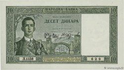 10 Dinara YOUGOSLAVIE  1939 P.035