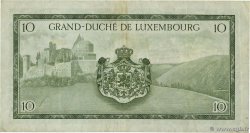 10 Francs LUXEMBOURG 1954 P.48a TTB