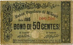 50 Centesimi ITALIE Milan 1870 TB