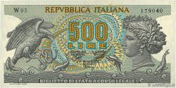 500 Lire ITALIE 1967 P.093a SUP