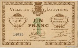 1 Franc FRANCE régionalisme et divers Louviers 1916 JP.27-17