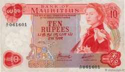 10 Rupees ÎLE MAURICE  1967 P.31c